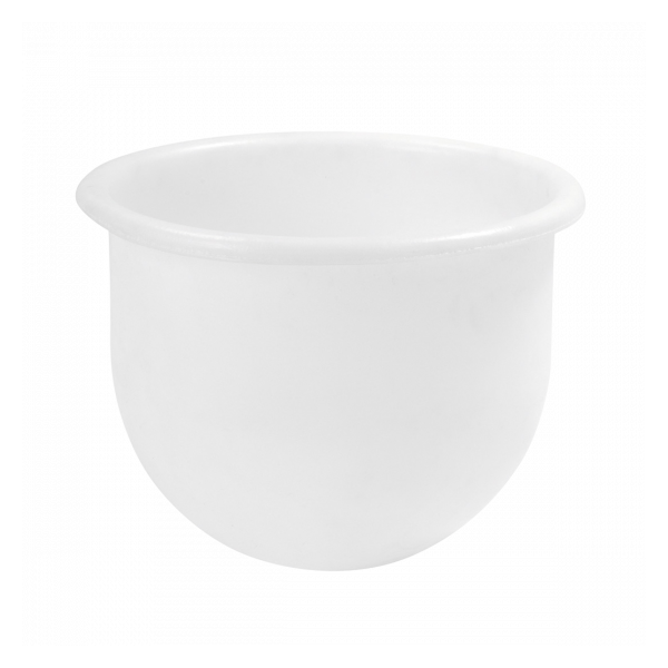 Bac grand volume hémisphérique 75 L - blanc