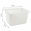 Bac grand volume 310 L - blanc
