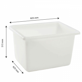 Bac grand volume 170 L - blanc