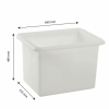 Bac grand volume 100 L - blanc