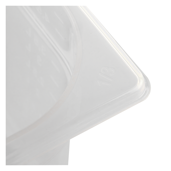 Bac gastronorme GN1/3 HACCP + couvercle - 100 mm - 3,8 L - Lot de 2