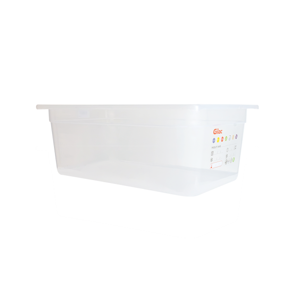 Bac gastronorme GN1/1 HACCP + couvercle - 200 mm - 26 L - Lot de 2