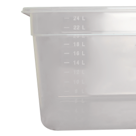 Bac gastronorme GN1/1 HACCP + couvercle - 200 mm - 26 L - Lot de 2