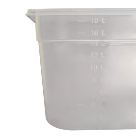 Bac gastronorme GN1/1 HACCP + couvercle - 150 mm - 20 L - Lot de 2