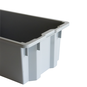 Bac empilable emboîtable 750 x 460 x 310 mm - 70 L - gris