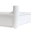 Bac empilable avec 4 pieds 540 x 360 x 120 mm - 10 L - blanc