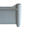 Bac empilable avec 4 pieds 520 x 320 x 125 mm - 11 L - gris