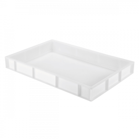 Bac à pâtons 600 x 400 x 76 mm 14 L - blanc
