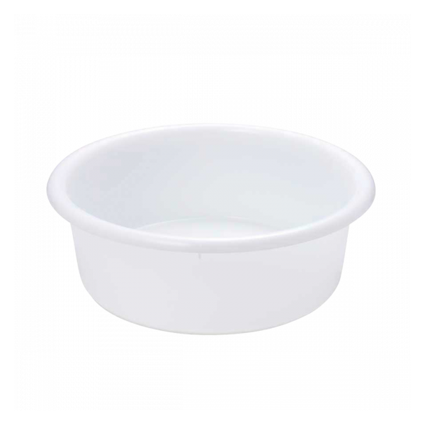 Bac à diviseuse rond 19 L - blanc