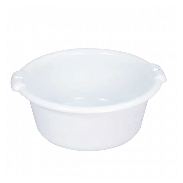 Bac à diviseuse rond 14 L - blanc