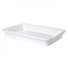 Bac à diviseuse rectangulaire 600 x 400 - 13 L - blanc