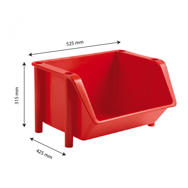 Bac à bec - rouge