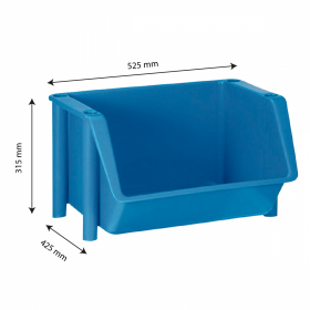 Bac à bec - bleu