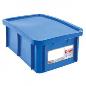 Bac 35 L Gilactiv® + couvercle - bleu