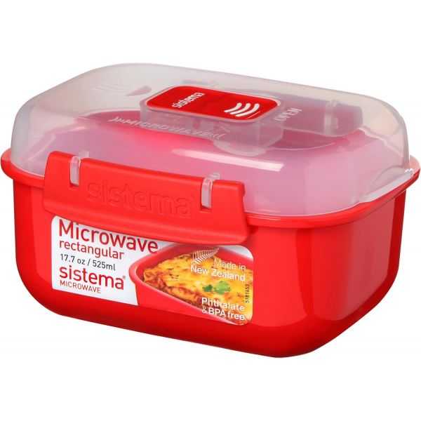 Boîte rectangulaire Spécial Micro Ondes 525 ml