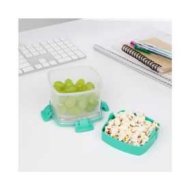 Boîte Alimentaire Snacking 2 compartiments 400 ml