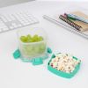 Boîte Alimentaire Snacking 2 compartiments 400 ml