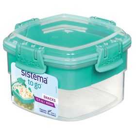 Boîte Alimentaire Snacking 2 compartiments 400 ml