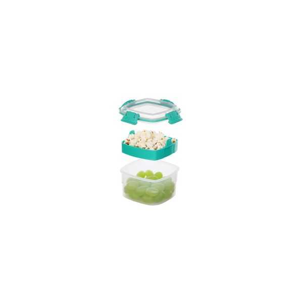 Boîte Alimentaire Snacking 2 compartiments 400 ml