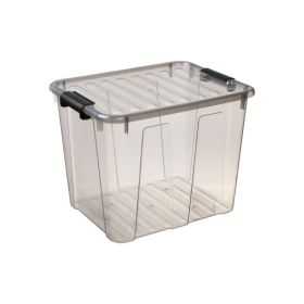 Boîte de rangement avec couvercle Home Box 40 litres