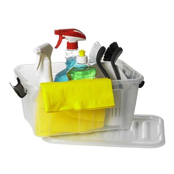 Boîte de rangement avec couvercle Home Box 8 litres