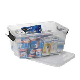 Boîte de rangement avec couvercle Home Box 8 litres