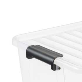 Boîte de rangement avec couvercle Home Box 15 litres