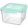 Boite Alimentaire Carrée incassable avec clips 1,7 litre