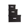 Lot de 3 boîtes en carton déco Office by Me
