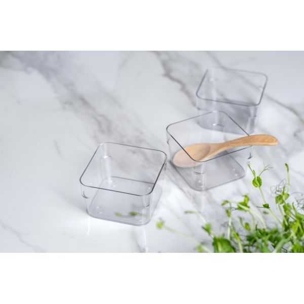 Compartiments modulables transparents pour tiroir