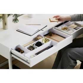 Compartiments blancs modulables pour tiroir