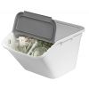 Bac de rangement ou tri avec couvercle incliné 37 litres