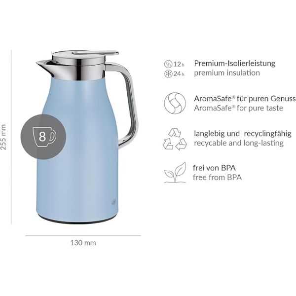 Pichet Isotherme pastel 1 litre élégant Skyline