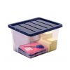Boîte de rangement transparente empilable 22 litres