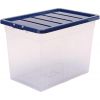 Boîte de rangement transparente empilable 64 litres