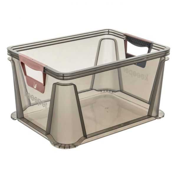 Caisse Plastique Empilable Translucide 20 litres
