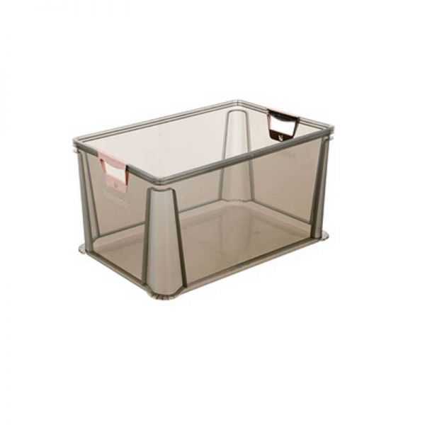 Caisse Plastique Translucide Empilable 64 litres