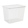 Grande Boîte de rangement transparente 80 litres Basic Box
