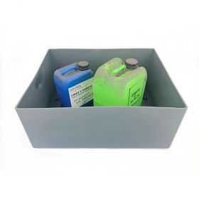 2 Bacs de rétention avec caillebotis 99 litres anti UV 67x55 cm