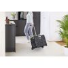 Chariot de Course pliable Caisse capacité 25 kg