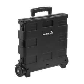 Chariot de Course pliable Caisse capacité 25 kg