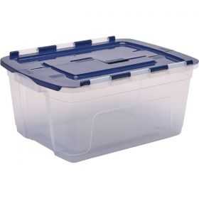 Boîte de rangement avec Couvercle Charnière 45 litres