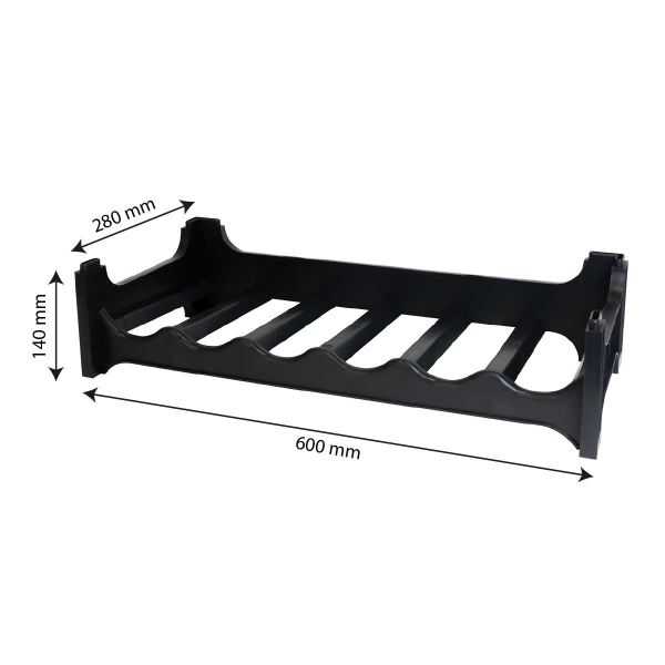 Lot de 5 Rayonnages x 6 bouteilles 680 x 280 x 140 mm