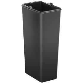 Poubelle de tri sélectif à pédale en inox 3 x 20 litres