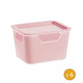 Petit bac de rangement avec couvercle 1,9 litre