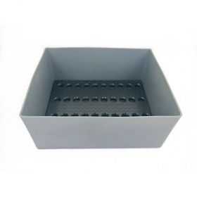 Bac de rétention avec caillebotis 44 litres anti uv 50x40 cm