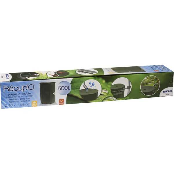 Citerne Récupération d'eau pliable 250 ou 500 litres