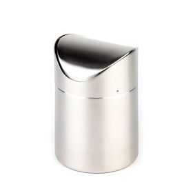 Poubelle de table en inox 0,7 litre