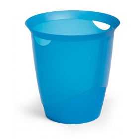 Corbeille à papier design translucide coloré 16 litres