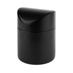 Poubelle de table noire 1,2 Litre